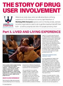 Lived and living experience briefing